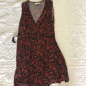 Universal thread floral wrap dress